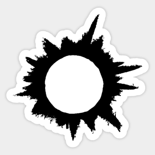 Black Sun Sticker
